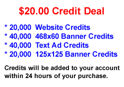 $20.00 Credit Deal