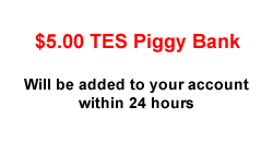 $5.00 TES Piggy Bank